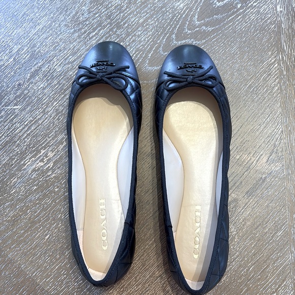 Coach Allyson Quilted Ballet Flat - Picture 1 of 9